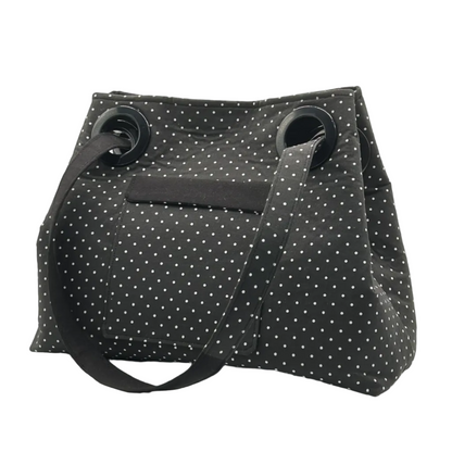Dots White on Black