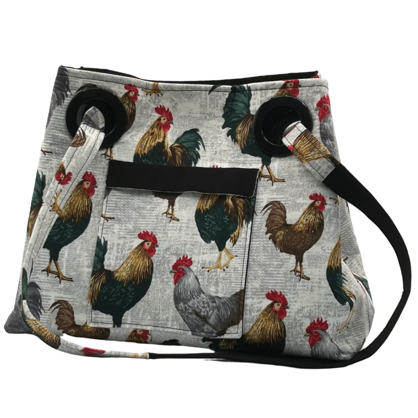 Chickens on Newsprint