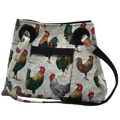 Chickens on Newsprint