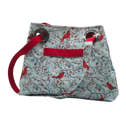 Cardinals on Blue