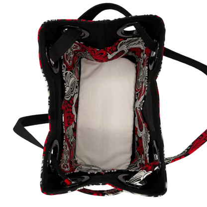 Red and Black Swirl