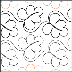 Abundant Leaves Pantograph Design